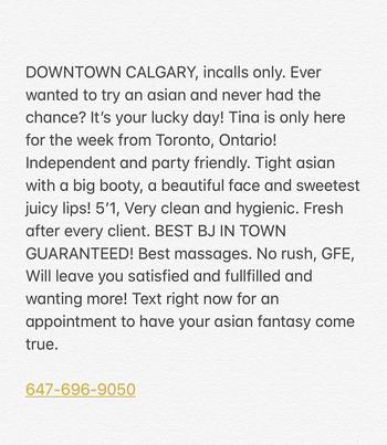 , 21  female escort, Calgary